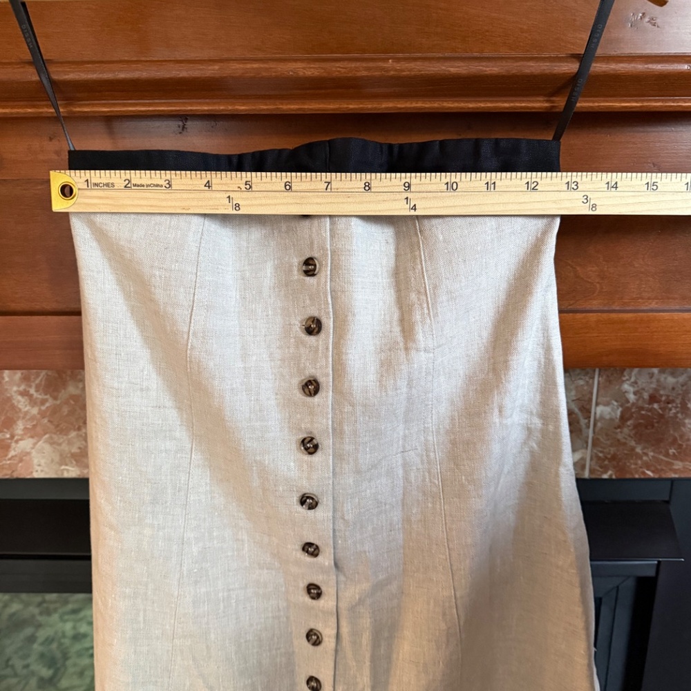 DISSH Luxury Linen Long Strapless Maxi Dress - Picture 9 of 15